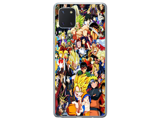Husa Silicon HQCover compatibila cu Samsung Galaxy Note 10 Lite, model Anime v1, rezistenta la socuri si zgarieturi, SP1M00013
