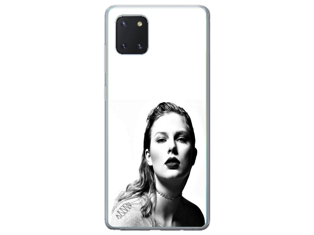 Husa Silicon HQCover compatibila cu Samsung Galaxy Note 10 Lite, model Taylor Swift v1, rezistenta la socuri si zgarieturi, SP1M00016