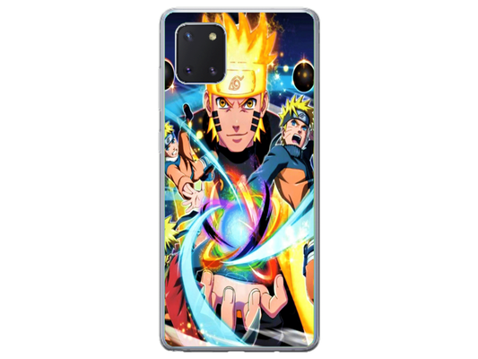 Husa Silicon HQCover compatibila cu Samsung Galaxy Note 10 Lite, model Naruto v1, rezistenta la socuri si zgarieturi, SP1M00020