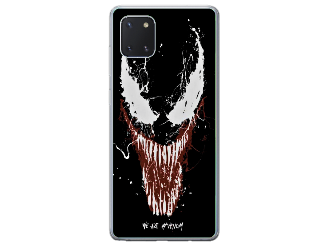 Husa Silicon HQCover compatibila cu Samsung Galaxy Note 10 Lite, model Venom v1, rezistenta la socuri si zgarieturi, SP1M00024