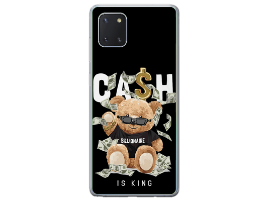 Husa Silicon HQCover compatibila cu Samsung Galaxy Note 10 Lite, model Urs Cool V5, rezistenta la socuri si zgarieturi, SP1M00050