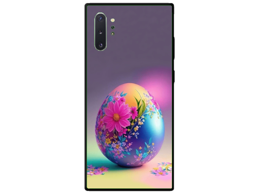 Husa Silicon HQCover compatibila cu Samsung Galaxy Note 10 Plus 5G, model Easter Egg, rezistenta la socuri si zgarieturi, SP1M00002