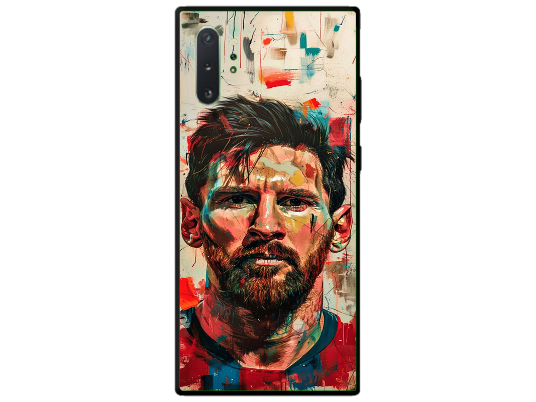 Husa Silicon HQCover compatibila cu Samsung Galaxy Note 10 Plus 4G, model Messi v2, rezistenta la socuri si zgarieturi, SP1M00007