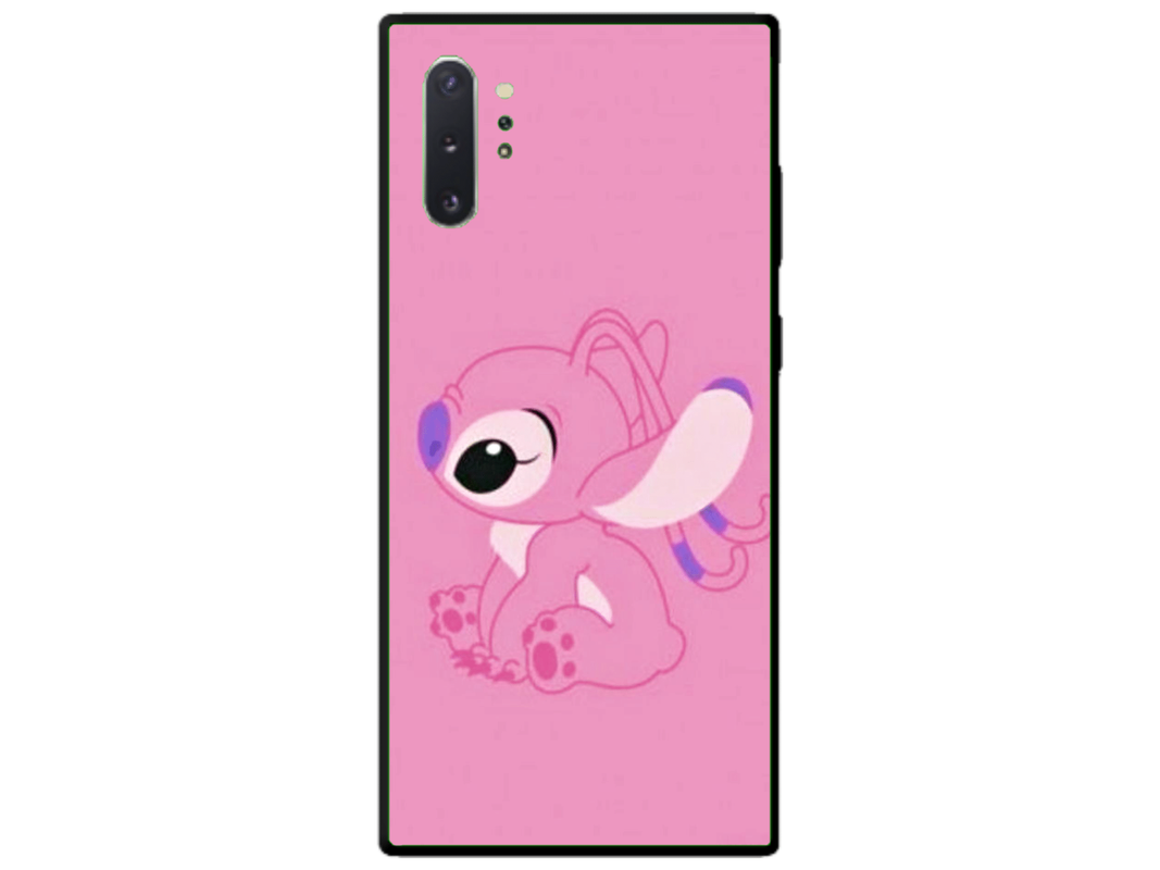 Husa Silicon HQCover compatibila cu Samsung Galaxy Note 10 Plus 5G, model Stich v1, rezistenta la socuri si zgarieturi, SP1M00010