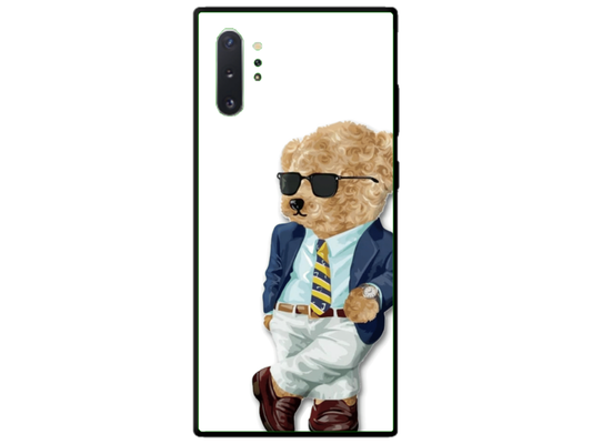 Husa Silicon HQCover compatibila cu Samsung Galaxy Note 10 Plus 4G, model Urs Cool, rezistenta la socuri si zgarieturi, SP1M00012