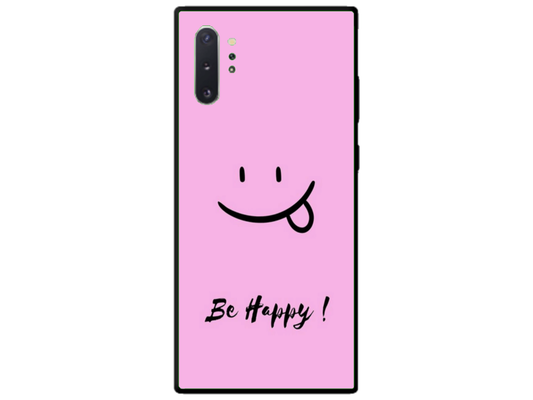 Husa Silicon HQCover compatibila cu Samsung Galaxy Note 10 Plus 5G, model Be Happy, rezistenta la socuri si zgarieturi, SP1M00033