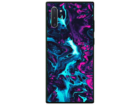 Husa Silicon HQCover compatibila cu Samsung Galaxy Note 10 Plus 4G, model Explozie de culori v3, rezistenta la socuri si zgarieturi, SP1M00044