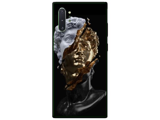 Husa Silicon HQCover compatibila cu Samsung Galaxy Note 10 Plus 4G, model Statuie, rezistenta la socuri si zgarieturi, SP1M00046