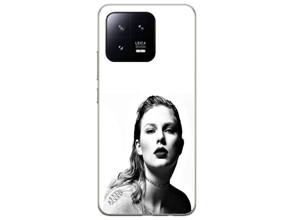 Husa Silicon HQCover compatibila cu Xiaomi Redmi 13, model Taylor Swift v1, rezistenta la socuri si zgarieturi, SP1M00016