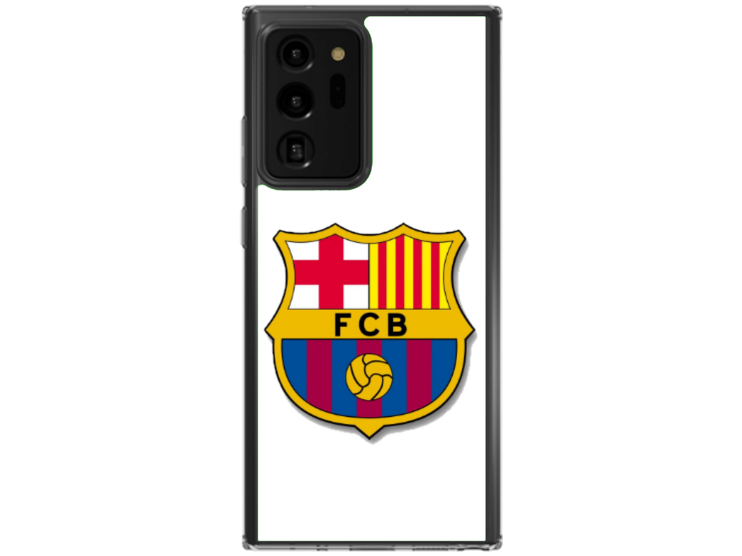Husa Silicon HQCover compatibila cu Samsung Galaxy Note 20 Ultra, model Fotbal FCB, rezistenta la socuri si zgarieturi, SP1M00001