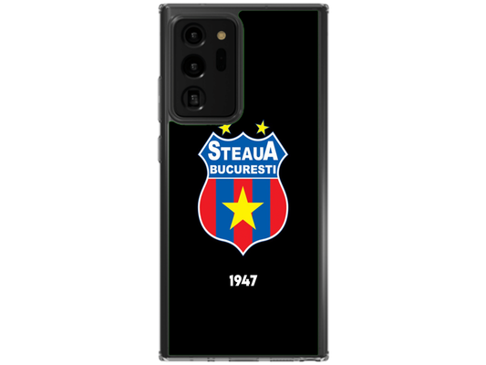 Husa Silicon HQCover compatibila cu Samsung Galaxy Note 20 Ultra 5G, model Steaua Bucuresti, rezistenta la socuri si zgarieturi, SP1M00004