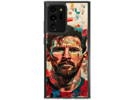 Husa Silicon HQCover compatibila cu Samsung Galaxy Note 20 Ultra 5G, model Messi v2, rezistenta la socuri si zgarieturi, SP1M00007