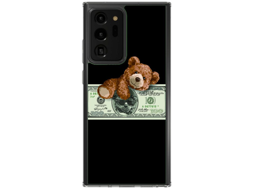 Husa Silicon HQCover compatibila cu Samsung Galaxy Note 20 Ultra 5G, model Urs Cool v2, rezistenta la socuri si zgarieturi, SP1M00034