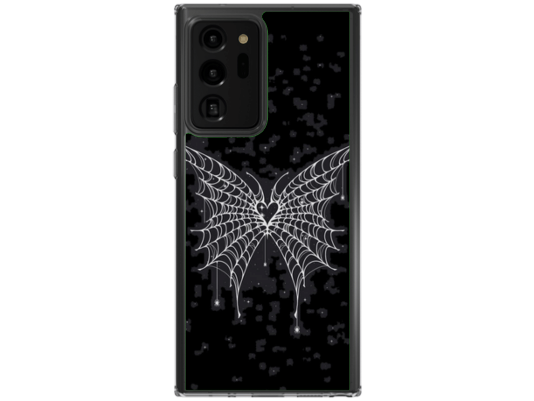 Husa Silicon HQCover compatibila cu Samsung Galaxy Note 20 Ultra, model Butterfly, rezistenta la socuri si zgarieturi, SP1M00038