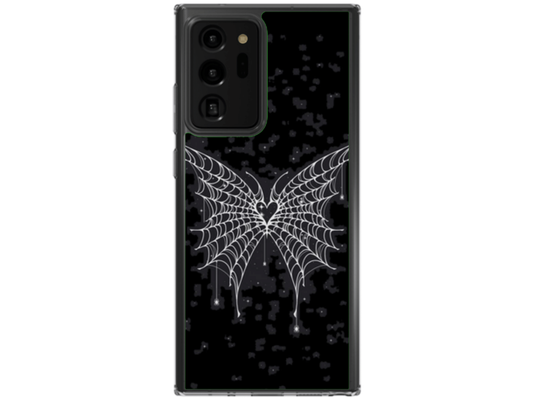 Husa Silicon HQCover compatibila cu Samsung Galaxy Note 20 Ultra 5G, model Butterfly, rezistenta la socuri si zgarieturi, SP1M00038