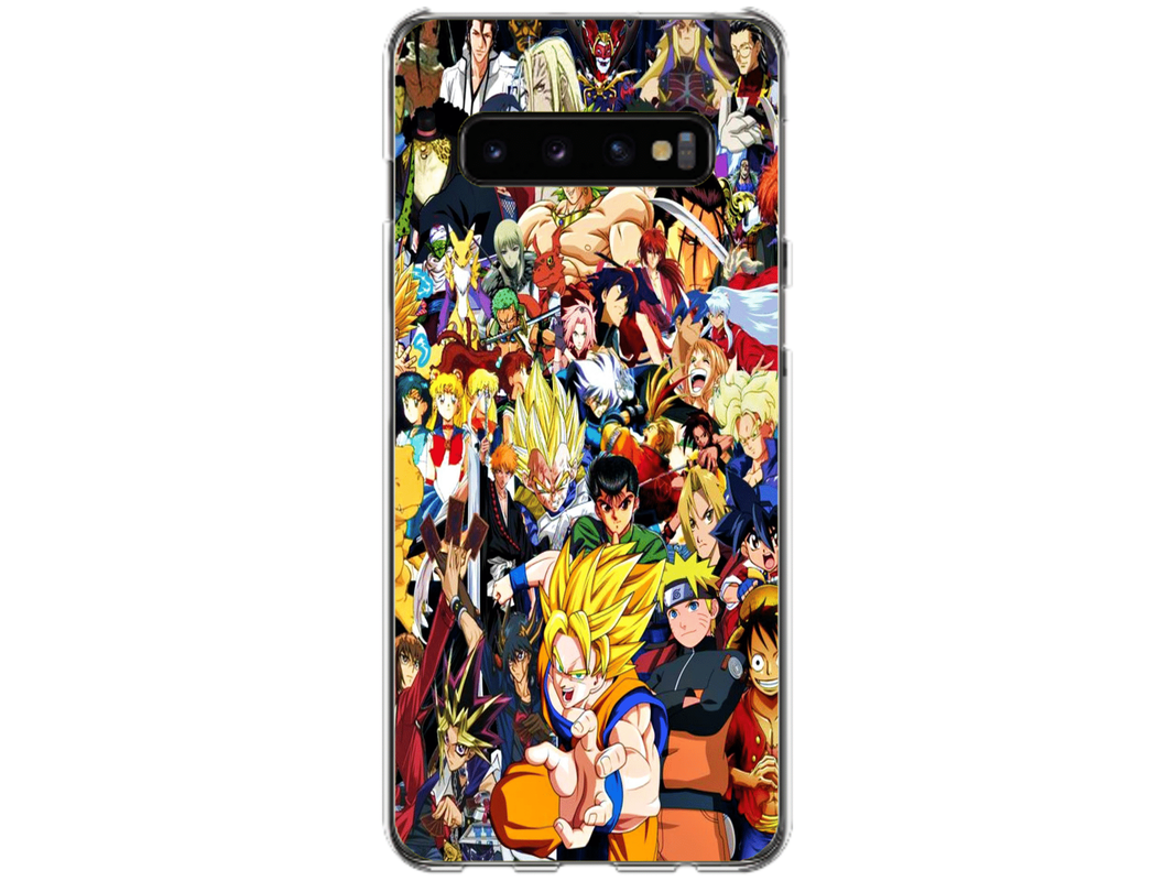 Husa Silicon HQCover compatibila cu Samsung Galaxy S10, model Anime v1, rezistenta la socuri si zgarieturi, SP1M00013