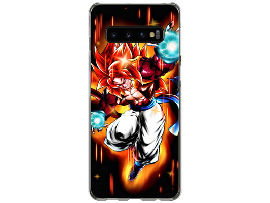 Husa Silicon HQCover compatibila cu Samsung Galaxy S10 Plus, model Dragon Ball Z v1, rezistenta la socuri si zgarieturi, SP1M00017