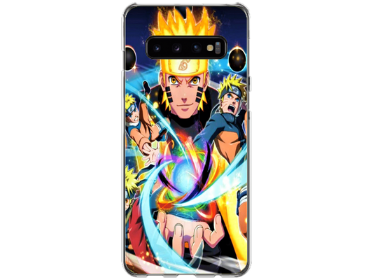 Husa Silicon HQCover compatibila cu Samsung Galaxy S10, model Naruto v1, rezistenta la socuri si zgarieturi, SP1M00020