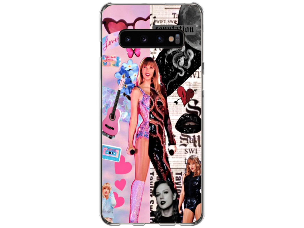 Husa Silicon HQCover compatibila cu Samsung Galaxy S10 Plus, model Taylor Swift v2, rezistenta la socuri si zgarieturi, SP1M00026