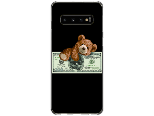 Husa Silicon HQCover compatibila cu Samsung Galaxy S10, model Urs Cool v2, rezistenta la socuri si zgarieturi, SP1M00034