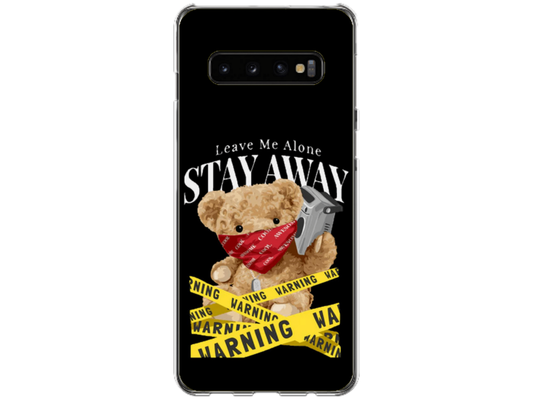 Husa Silicon HQCover compatibila cu Samsung Galaxy S10 Plus, model Urs Cool v3, rezistenta la socuri si zgarieturi, SP1M00036