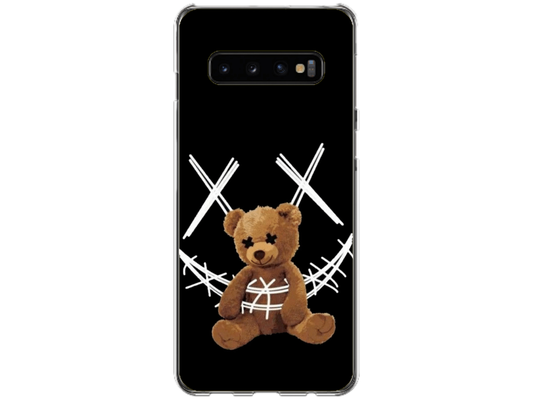 Husa Silicon HQCover compatibila cu Samsung Galaxy S10, model Urs Cool v4, rezistenta la socuri si zgarieturi, SP1M00037