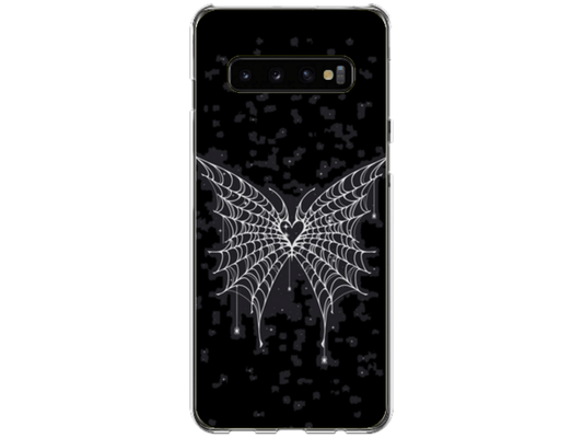 Husa Silicon HQCover compatibila cu Samsung Galaxy S10, model Butterfly, rezistenta la socuri si zgarieturi, SP1M00038