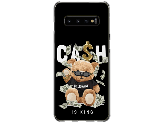 Husa Silicon HQCover compatibila cu Samsung Galaxy S10, model Urs Cool V5, rezistenta la socuri si zgarieturi, SP1M00050