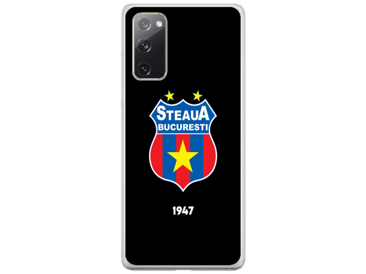 Husa Silicon HQCover compatibila cu Samsung Galaxy S20 FE, model Steaua Bucuresti, rezistenta la socuri si zgarieturi, SP1M00004