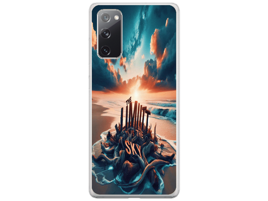 Husa Silicon HQCover compatibila cu Samsung Galaxy S20 FE 5G, model Plaja, rezistenta la socuri si zgarieturi, SP1M00009