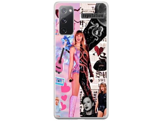 Husa Silicon HQCover compatibila cu Samsung Galaxy S20, model Taylor Swift v2, rezistenta la socuri si zgarieturi, SP1M00026