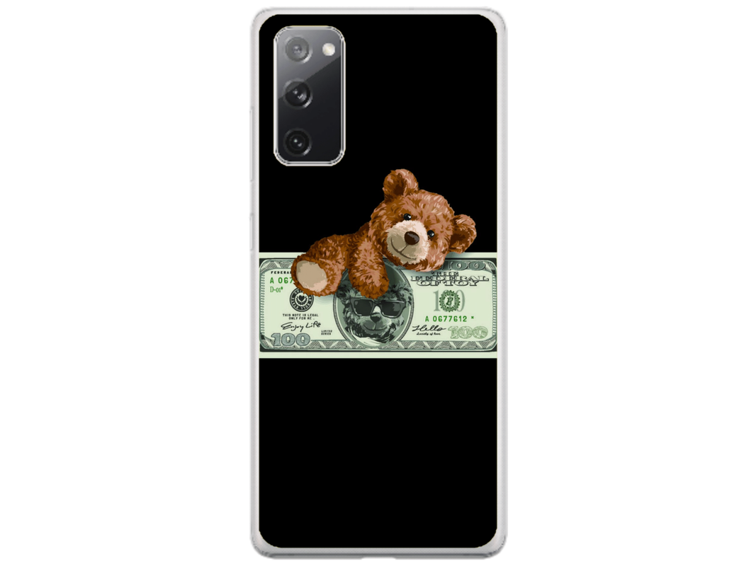 Husa Silicon HQCover compatibila cu Samsung Galaxy Note 20, model Urs Cool v2, rezistenta la socuri si zgarieturi, SP1M00034