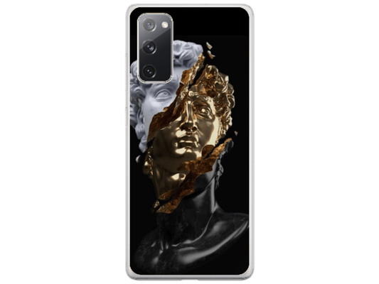 Husa Silicon HQCover compatibila cu Samsung Galaxy S20 FE 5G, model Statuie, rezistenta la socuri si zgarieturi, SP1M00046
