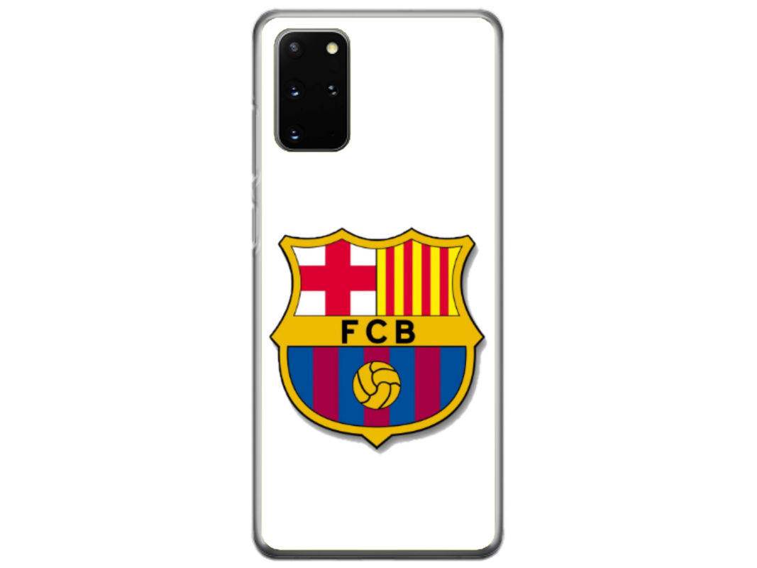 Husa Silicon HQCover compatibila cu Samsung Galaxy S20 Plus 5G, model Fotbal FCB, rezistenta la socuri si zgarieturi, SP1M00001