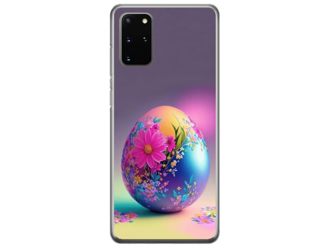 Husa Silicon HQCover compatibila cu Samsung Galaxy S20 Plus, model Easter Egg, rezistenta la socuri si zgarieturi, SP1M00002