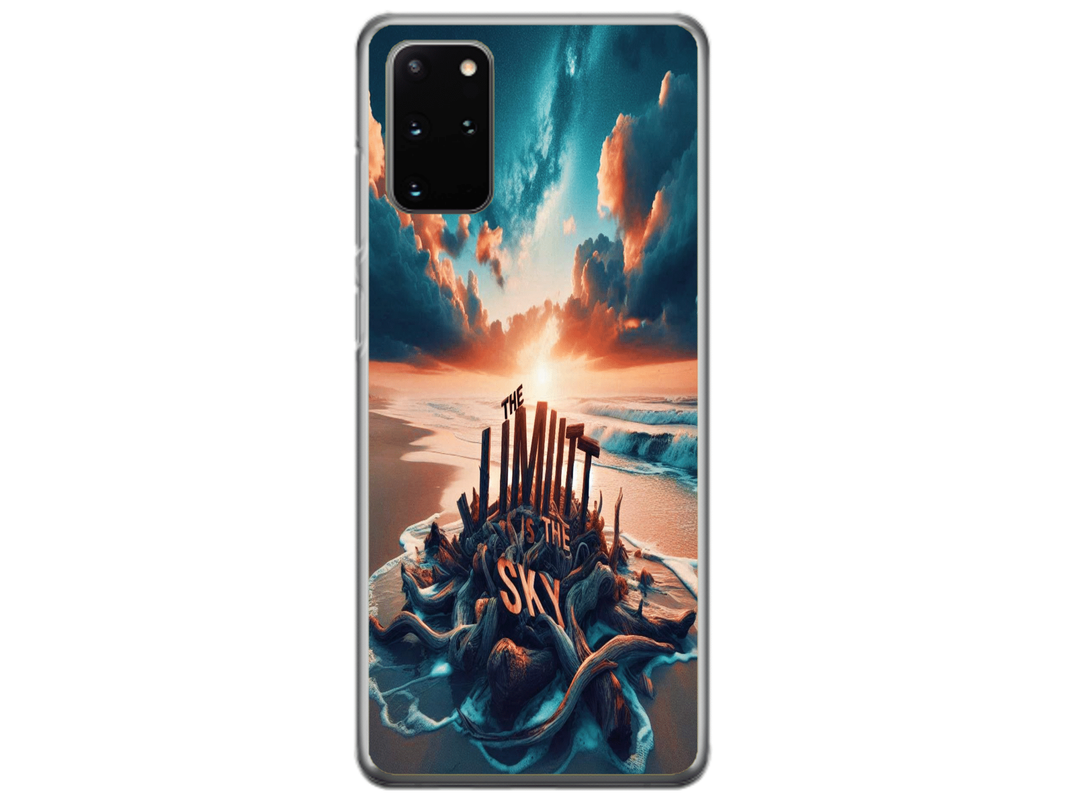 Husa Silicon HQCover compatibila cu Samsung Galaxy S20 Plus 5G, model Plaja, rezistenta la socuri si zgarieturi, SP1M00009