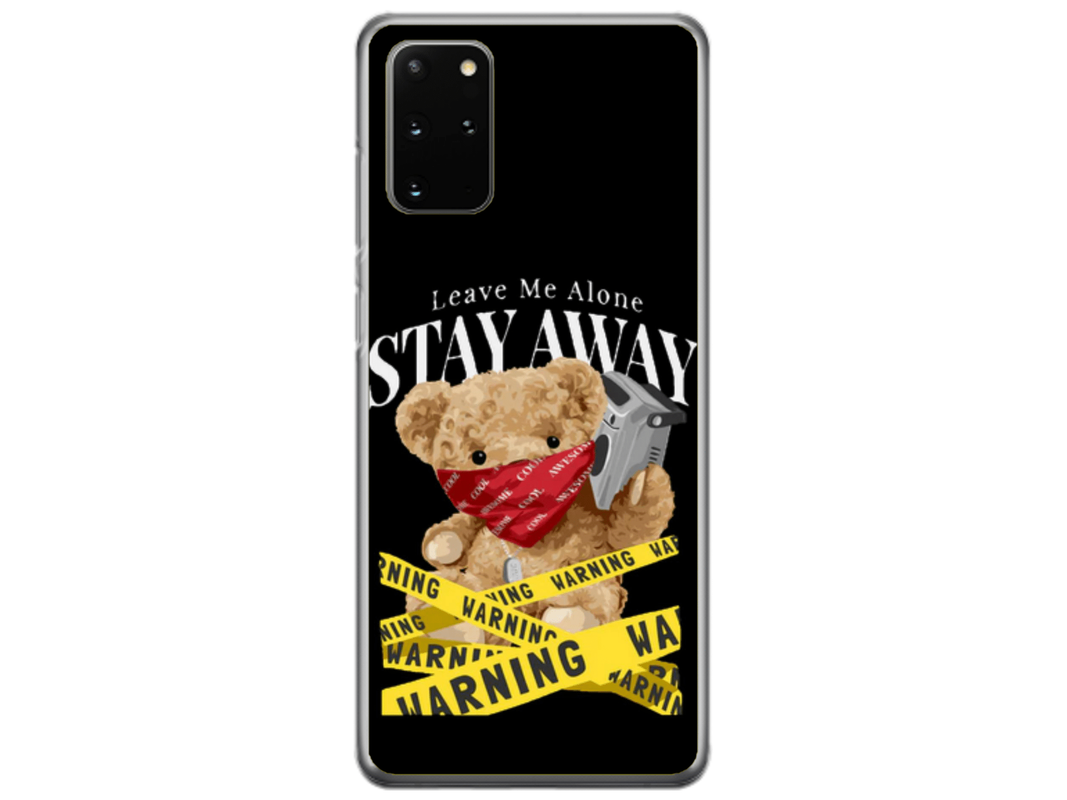 Husa Silicon HQCover compatibila cu Samsung Galaxy S20 Plus, model Urs Cool v3, rezistenta la socuri si zgarieturi, SP1M00036