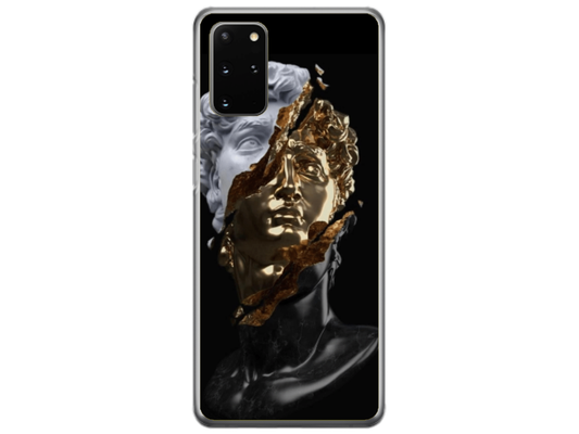 Husa Silicon HQCover compatibila cu Samsung Galaxy S20 Plus 5G, model Statuie, rezistenta la socuri si zgarieturi, SP1M00046