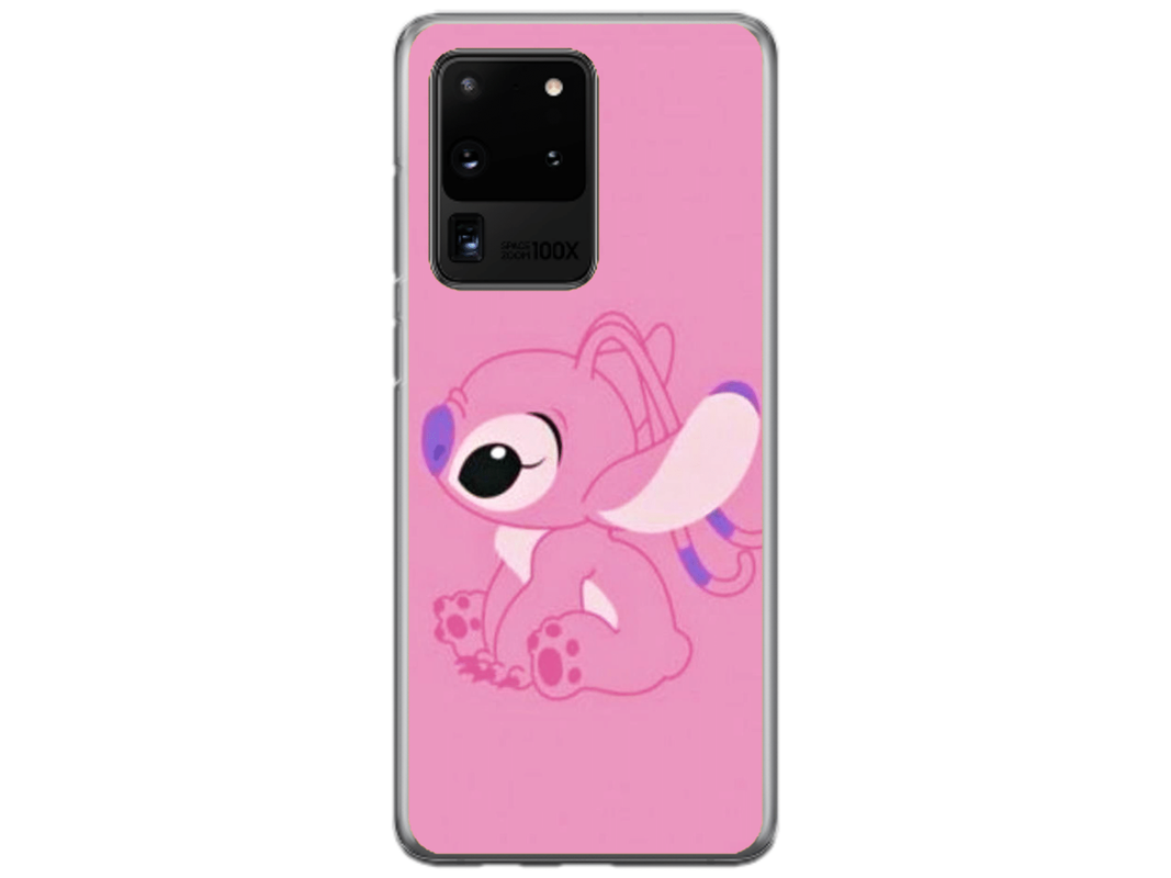 Husa Silicon HQCover compatibila cu Samsung Galaxy S20 Ultra, model Stich v1, rezistenta la socuri si zgarieturi, SP1M00010