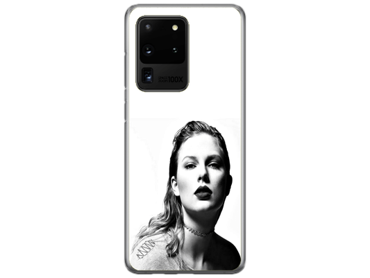Husa Silicon HQCover compatibila cu Samsung Galaxy S20 Ultra 5G, model Taylor Swift v1, rezistenta la socuri si zgarieturi, SP1M00016