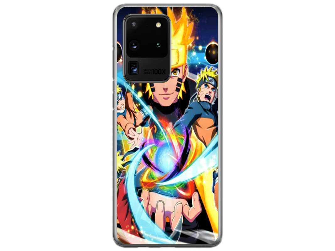 Husa Silicon HQCover compatibila cu Samsung Galaxy S20 Ultra 5G, model Naruto v1, rezistenta la socuri si zgarieturi, SP1M00020