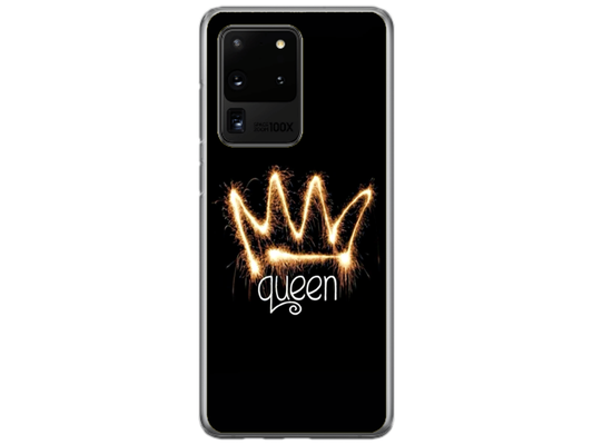 Husa Silicon HQCover compatibila cu Samsung Galaxy S20 Ultra, model Queen, rezistenta la socuri si zgarieturi, SP1M00025