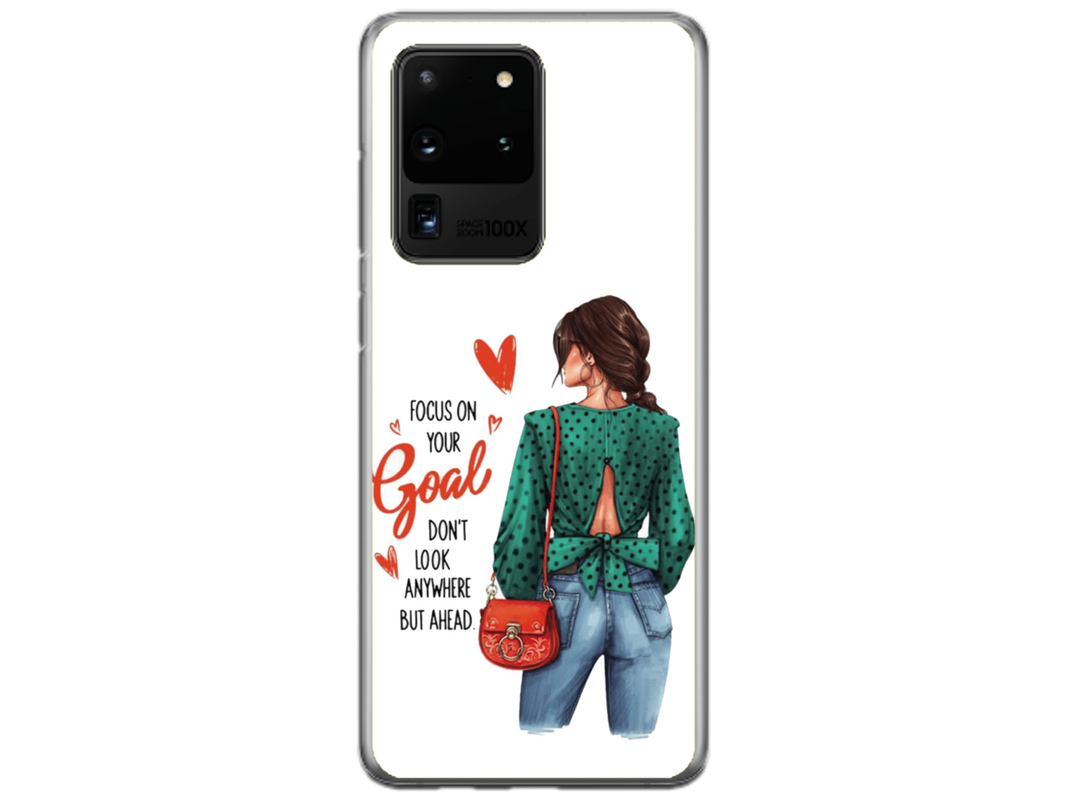 Husa Silicon HQCover compatibila cu Samsung Galaxy S20 Ultra, model Look Ahead, rezistenta la socuri si zgarieturi, SP1M00032