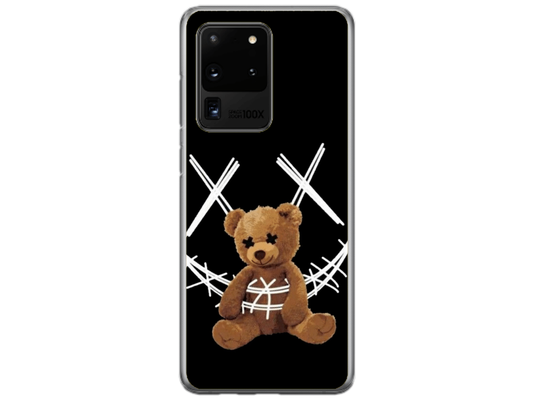 Husa Silicon HQCover compatibila cu Samsung Galaxy S20 Ultra 5G, model Urs Cool v4, rezistenta la socuri si zgarieturi, SP1M00037