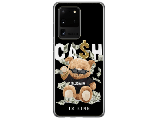 Husa Silicon HQCover compatibila cu Samsung Galaxy S20 Ultra 5G, model Urs Cool V5, rezistenta la socuri si zgarieturi, SP1M00050