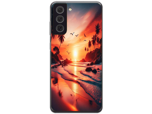 Husa Silicon HQCover compatibila cu Samsung Galaxy S21 5G, model Apus, rezistenta la socuri si zgarieturi, SP1M00008