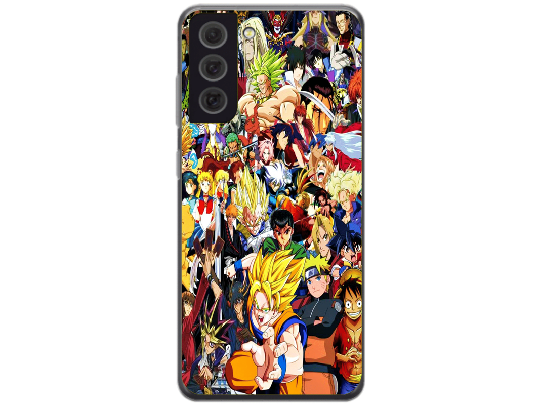 Husa Silicon HQCover compatibila cu Samsung Galaxy S22 5G, model Anime v1, rezistenta la socuri si zgarieturi, SP1M00013