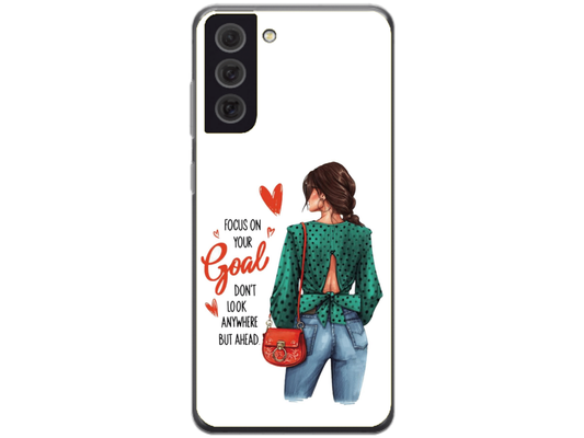 Husa Silicon HQCover compatibila cu Samsung Galaxy S22 Plus 5G, model Look Ahead, rezistenta la socuri si zgarieturi, SP1M00032