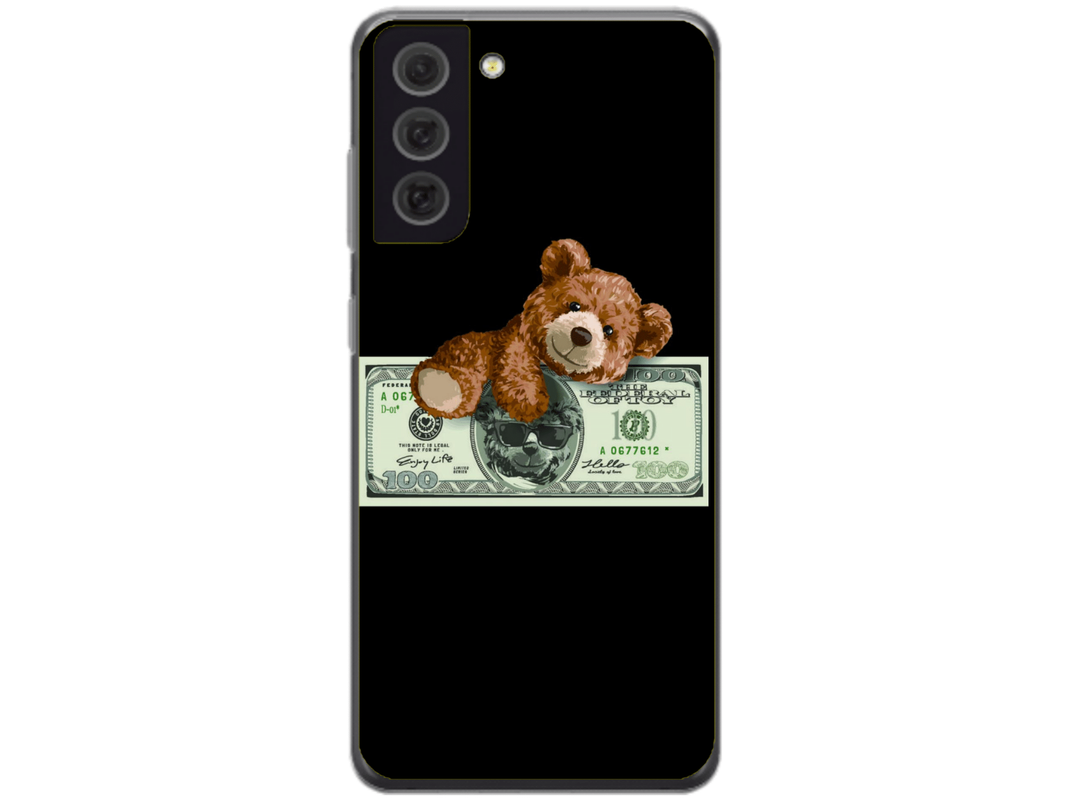 Husa Silicon HQCover compatibila cu Samsung Galaxy S22 Plus 5G, model Urs Cool v2, rezistenta la socuri si zgarieturi, SP1M00034