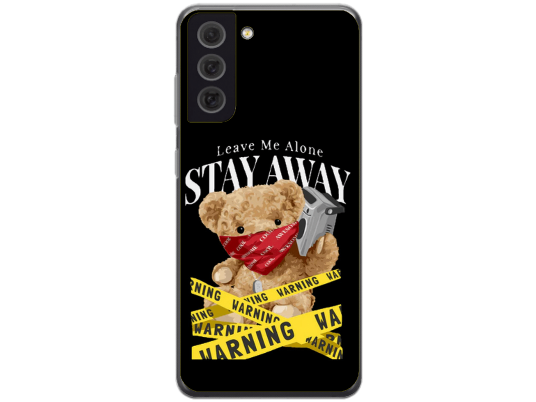 Husa Silicon HQCover compatibila cu Samsung Galaxy S21 5G, model Urs Cool v3, rezistenta la socuri si zgarieturi, SP1M00036